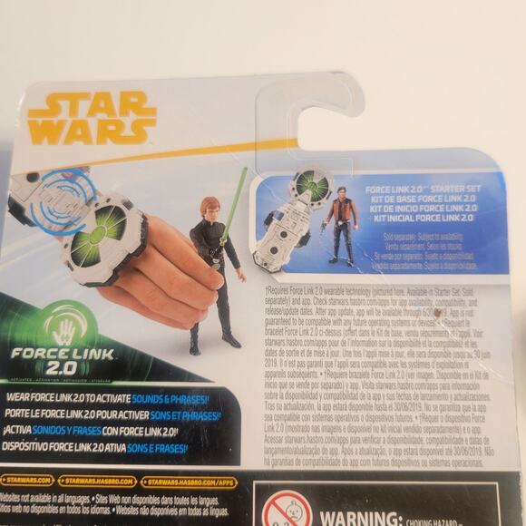Star Wars Force Link 2.0 Luke Skywalker & Leia Organa Figure Lot Hasbro New - Picture 8 of 16